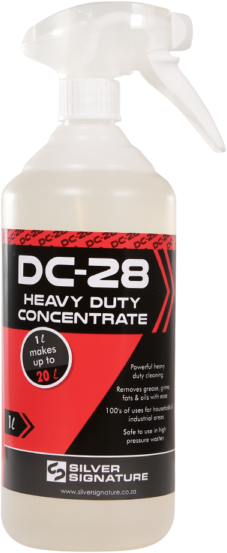 Dc28 is an alkaline, solvent content water-based degreaser, designed for all industries where heavy-duty cleaning is needed. The product has been formulated to cut through heavy oil, grease &amp; other carbonaceous deposits from concrete, steel and other surfaces to allow quick efficient.