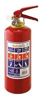 Dry Chemical portable fire extinguishers are the most widely used of all types of extinguishers.