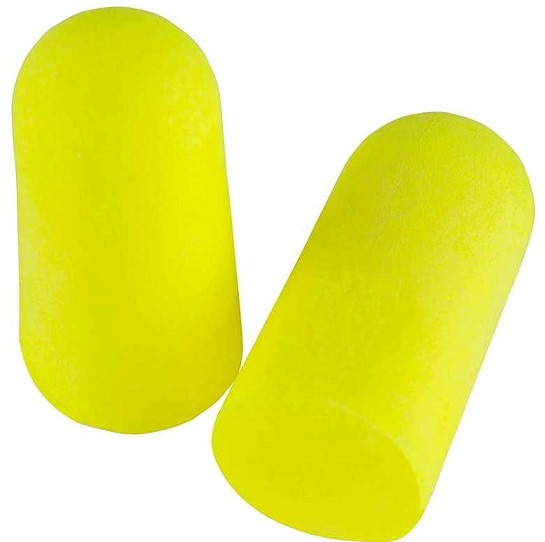 Reduces noise levels up to 36 dB Brightly-coloured, neon-yellow earplugs are easy to identify in compliance checks Soft foam helps provide low pressure inside the ear canal Suitable for many high noise applications.