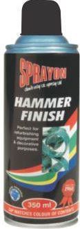 A speciality lacquer spray from Sprayon which gives a sprayed 'Hammered' look.