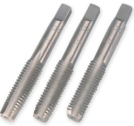 Taps are used for cutting internal threads in predetermined holes.