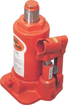 Hydraulic bottle type jacks for lifting