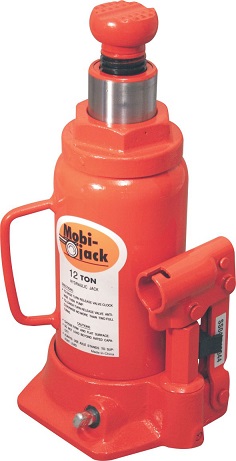 Jack for easy lifting, bending and pushing on a wide variety of automotive, truck, industrial and construction task