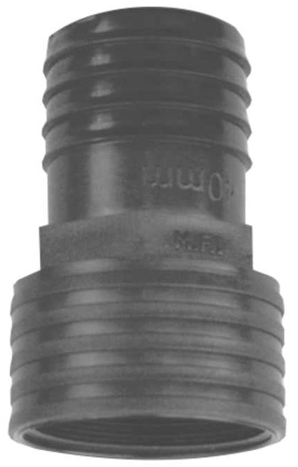 Nylon insert & threaded fittings.