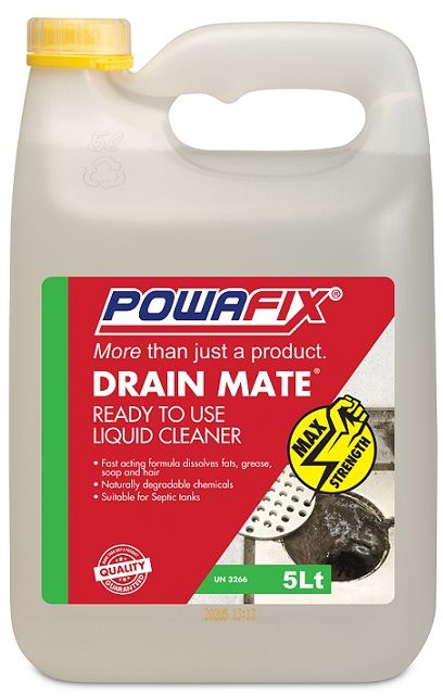 Sulphuric acid and phenol free high potency / quick acting formula breaks down and dissolves oil, grease, fats and hair. The use of biodegradable chemicals makes this product Suitable for use with septic tanks.