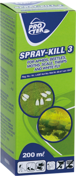 A water miscible contact insecticide. Controls aphids, acrea horta, astylus beetles, CMR beetles, diamond back moths, mealy bugs, scales, stink bugs, thrips & white flies. Value for money.