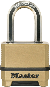 Padlock excel 50mm combination laminated steel resettable combination octagonal shackle.