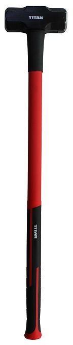 High quality 8lb drop forged sledge hammer for contractors. Heavy duty head and fibre glass reinforced handle.