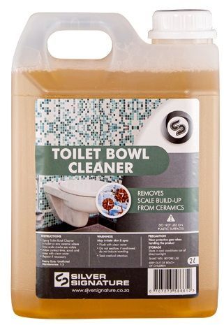 Toilet bowl cleaner offers an outstanding combination of acids and detergents formulated to remove uric acid and other mineral deposits from urinals, toilets and other ceramic surfaces.