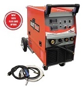 For welding carbon and stainless steel as well as aluminium.
