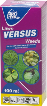 A selective herbicide in solution. Controls broadleaf weeds on lawns. Does not kill lawn. Wetter/spreader ensures excellent performance.