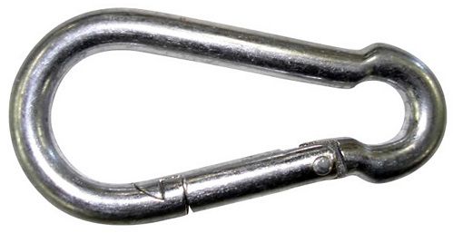 Strong, tear drop shape snap hook used on stable doors and leads. 7cm or 9cm.