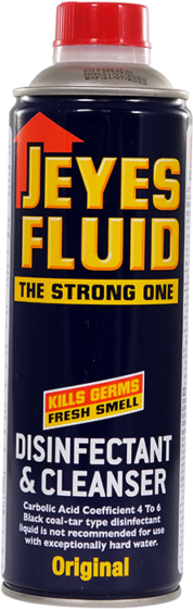 A strong outdoor cleaner that can help with a wide range of outdoor cleaning jobs. Jeyes fluid kills bacteria and cleans paths, patios, decking also deodorises drains.