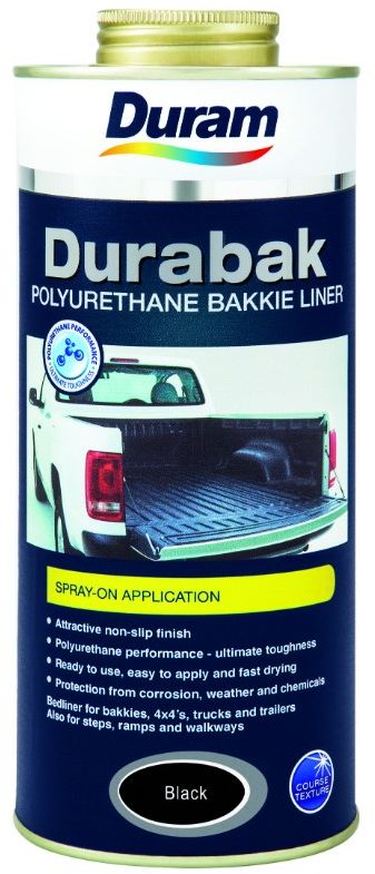 Bedliner for the load beds and tail lifts of bakkies, 4×4's, trucks and trailers. It can also be used to create non-slip steps, ramps and walkways. Ideal to coat load beds and tail lifts of trucks, bakkies and trailers. Creates non-slip areas for wheelchair access, emergency exits, fire escapes and around machinery. Provides non-slip areas for boats, showers and change room floors.