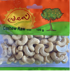 Raw cashew nuts.