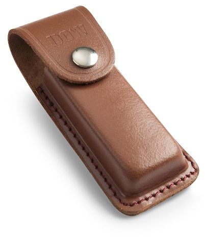 Made from Buffalo leather you wont find a better quality leather pouch at this affordable price. Preformed structure to take thicker knives and tools.