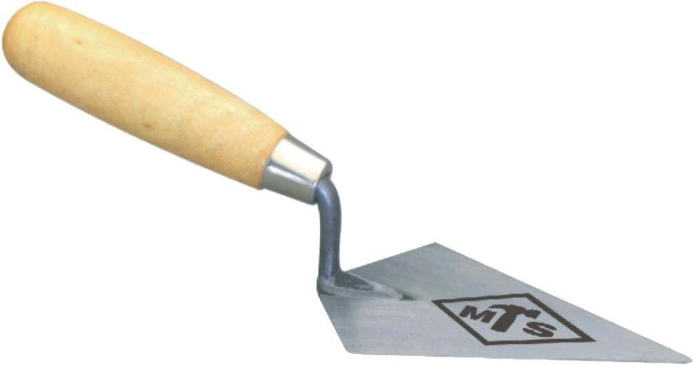 A conventional pointing trowel