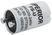 Fluorescent starters are essential for helping to ignite a fluorescent tube lamp by allowing current to flow through the filaments. This causes the contacts on the batten starters to heat and then open, switching the light on.