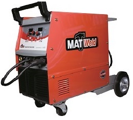 Industrial on wheels Multi-process inverter welder.