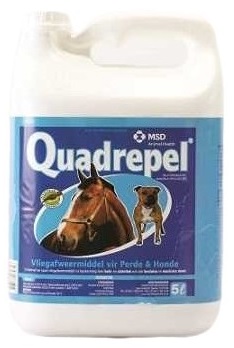 A wipe and spray-on fly repellent for protection against house and stable flies that also kills ticks and mosquitoes for horses and dogs.