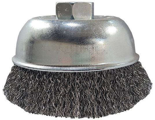 Our high quality cup brush is ideal for lighter cleaning work on metal surfaces.