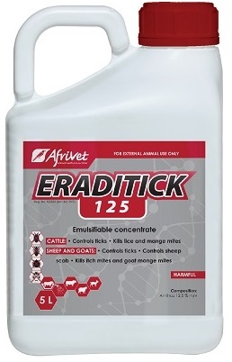 CATTLE: Controls ticks. Kills lice and mange mites. SHEEP AND GOATS: Controls ticks. Controls sheep scab. Kills itch mites and goat mange mites.