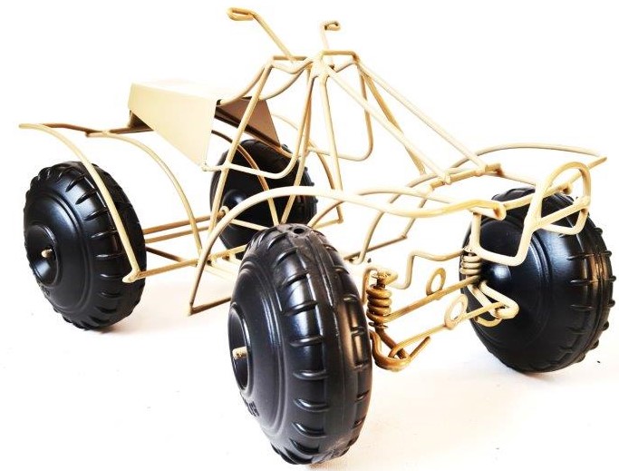 Wire Toy Four Wheel Motorcycle Africars.