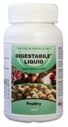 Digestabile L is a hepato-protector water soluble solution. It stimulates bile secretion and helps eliminate fat due to its choleretic and lipotropic properties. Dosage and directions. Broilers 1-2ml/1lt clean drinking water In the morning for 2-5 days Layer replacement pullets and breeders 1.5-3ml/1lt clean drinking water In the morning for 2-5 days Commercial layers 1ml-2ml/1lt clean drinking water In the morning for 2-5 days Swine 1ml-2ml/1lt clean drinking water In the morning for 2-5 days.