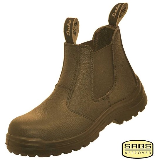Genuine Leather uppers and an anti-slip, oil and solvent resistant PU sole.