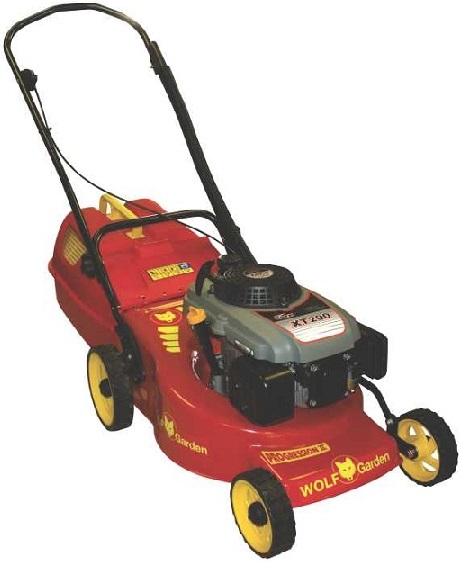 Wolf Predator II Petrol Lawnmower. Torx VX200 4 stroke petrol engine. Cutting Width 460mm.