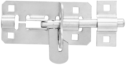 Pad bolt 100mm with 12mm shoot galvanised includes screws & fasteners.