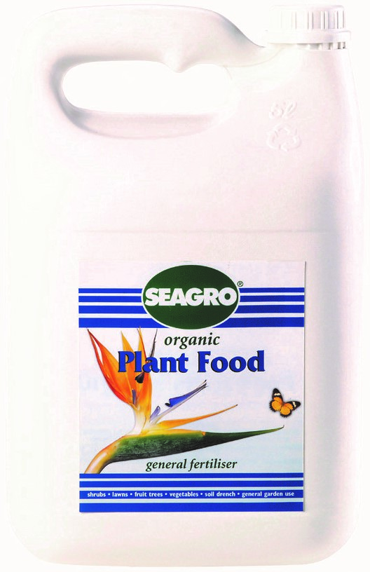 Seagro is a natural complete fertiliser. Nutrients are water-soluble and available for plant uptake through both foliage and roots. These include various natural trace elements, minerals, proteins, amino acids, and vitamins that feed and rejuvenate soil.
