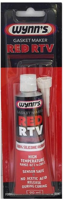 Wynn's Sensor Safe, High-Temp RTV is a one-component, room temperature vulcanizing gasketing compound with features of high stability and durability. Specifically designed to provide reliable formed-in-place gaskets for mechanical assemblies that withstand operating environments up to 343 C and resistant to engine oils, fuel and anti-freeze.