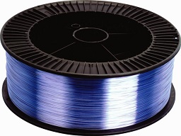 A premium low carbon steel wire for welding steel, the wire is copper-coated and layer-wound for reliable wire feeding.