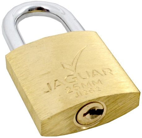 Padlock 25mm Br Jaguar Clam