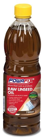 Powafix Raw Linseed oil is an amber coloured slow drying natural oil for exterior timber. Drying time for this natural oil is 7-10 days.