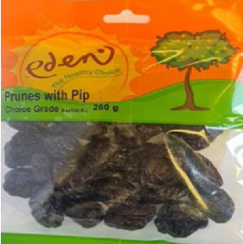 Dried prunes with pip.