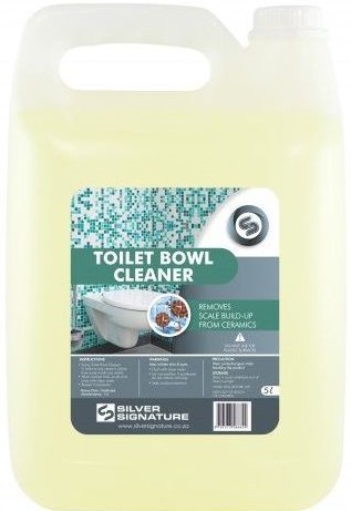 Toilet bowl cleaner offers an outstanding combination of acids and detergents formulated to remove uric acid and other mineral deposits from urinals, toilets and other ceramic surfaces.