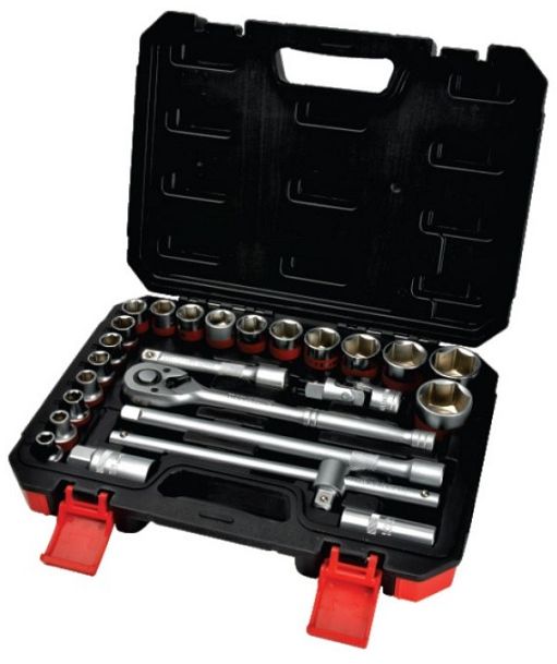 Toolset titan socket 1/2" 25pc.