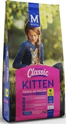 Naturally balanced premium nutrition with added essential vitamins & minerals for a complete meal. Kittens require an optimally balanced diet, rich in nutrients, energy and flavour. Benefits Include: Growth - Inclusive of 32% protein and 13% fat. Digestion - Fructo-oligosaccharides are natural prebiotic fibres that reinforce your kitten's intestinal health and reduce the risk of digestive upsets. Cognitive Development - DHA is a crucial fatty acid which nourishes the brain and facilitates retinal development. Conditioning - Balanced Omega 6 & 3 fatty acids help nourish your kitten's skin. The added Calcium helps build strong teeth and bones. Immune Support - Natural Antioxidants, such as Vitamin C and E, help support your kitten's overall cellular health and assist in building a healthy immune system. Vision Support - Taurine, boosted by increasing Classic Kitten's meat-based proteins, supports cardiac function and healthy vision.
