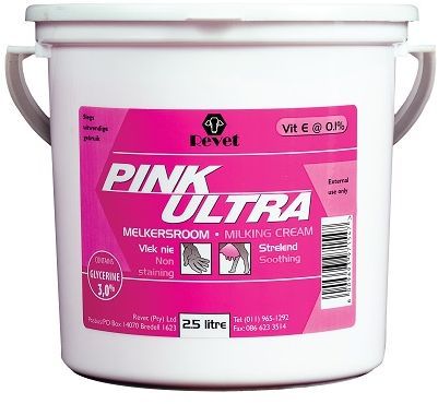 Pink Ultra Milking Cream has a Rose Fragrance and it has been formulated cosmetically with Vitamin E and special soothing properties for a soft smoothing skin.