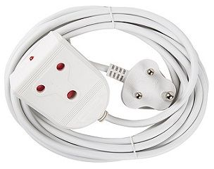 Light duty extension lead 10amp.