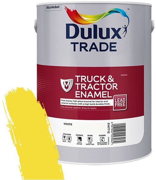 Quick drying gloss for spray or use with brush. Ideal for tractors trucks and farm implements.