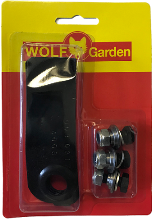 Lawnmower swing blade and bolt set of three compatible with Wolf MKII and Tandem lawnmowers.