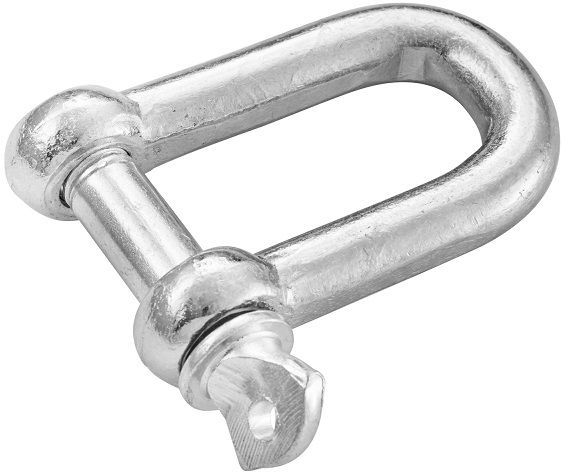 D Shackle 19mm mild steel electro galvanised.