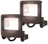 Litemate LED floodlight twin pack.