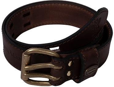 Casted metal buckle, Belt made from 100% real leather