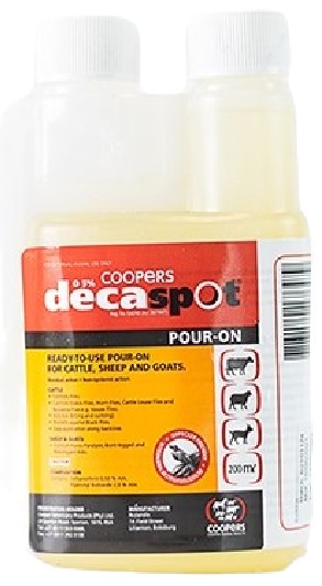 Ready to use pour-on for cattle, sheep and goats.