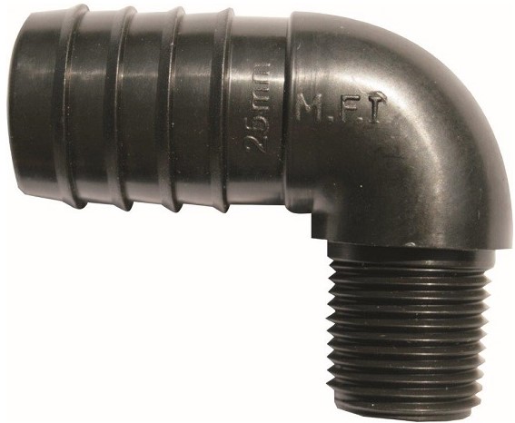 Nylon insert & threaded fittings.