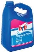 Cloudy to Clear. Clarifier. Clears cloudy water within 24 hours. No manual vacuuming required.